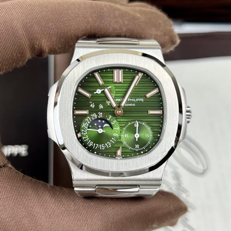 PATEK PHILIPPE NAUTILUS 5712 REP 11 MẶT SỐ XANH LÁ CÂY 3K FACTORY