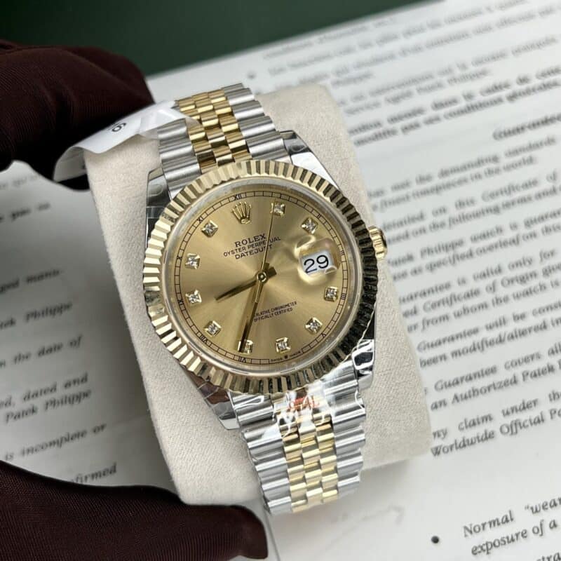 ĐỒNG HỒ ROLEX DATEJUST 126233 BỌC VÀNG 18K REP 11 MÁY THỤY SỸ
