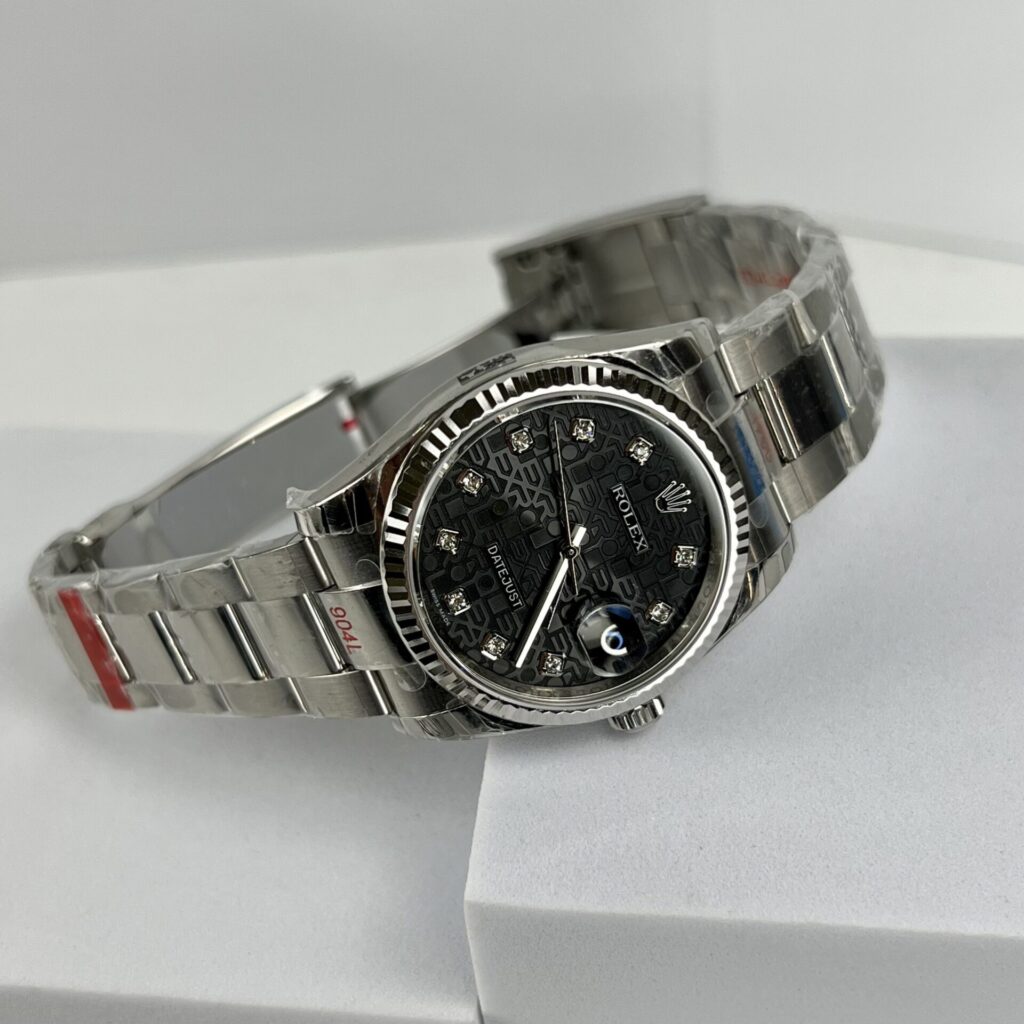 ĐỒNG HỒ ROLEX DATEJUST 126234 REP 11 MẶT SỐ ĐEN VI TÍNH