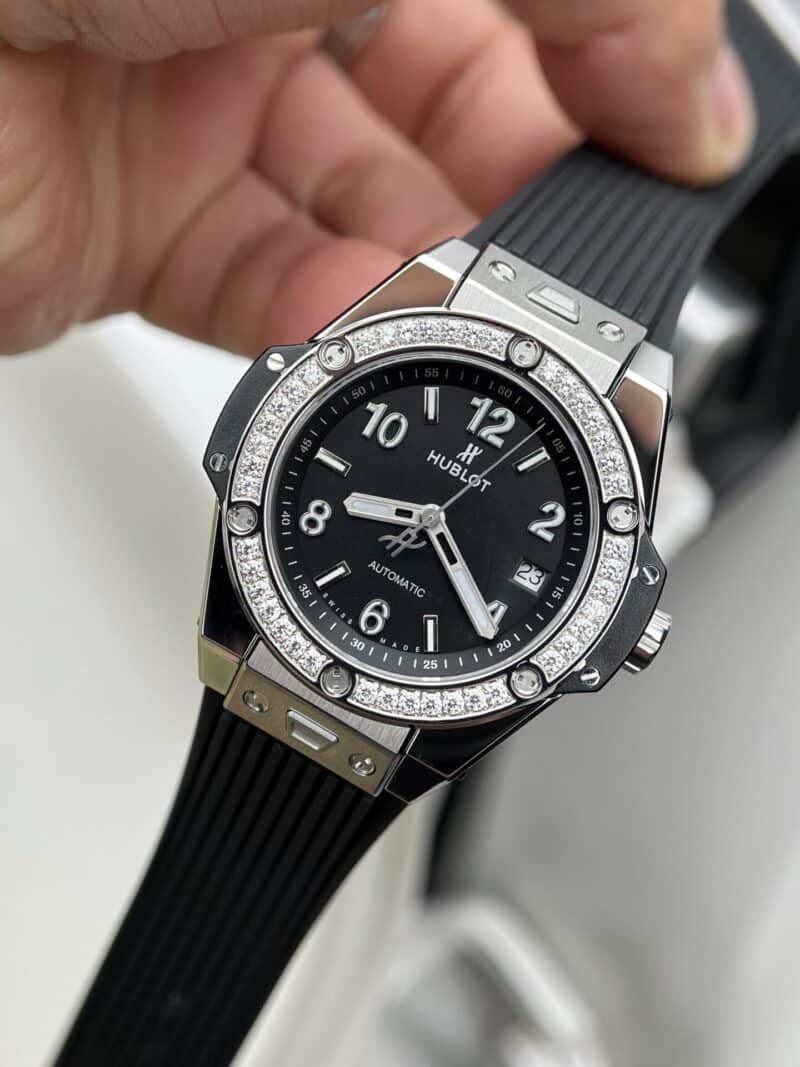 ĐỒNG HỒ HUBLOT REPLICA BIGBANG ONE CLICK MẶT SỐ ĐEN UNISEX 39MM