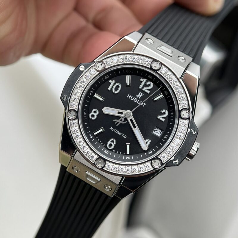 ĐỒNG HỒ HUBLOT REPLICA BIGBANG ONE CLICK MẶT SỐ ĐEN UNISEX 39MM