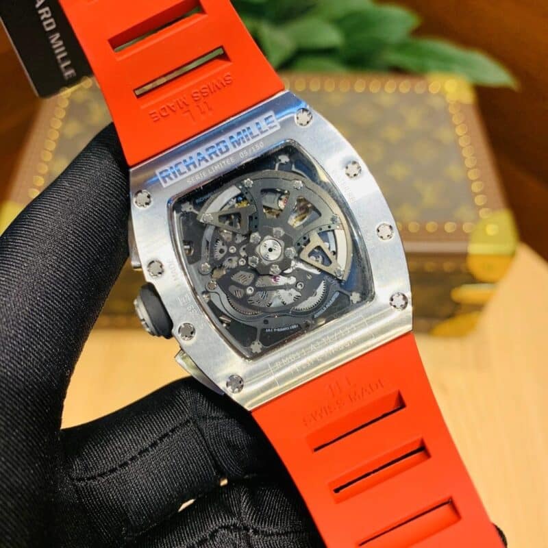 ĐỒNG HỒ RICHARD MILLE RM 011 FAKE SIÊU CẤP CHRONOGRAPH ĐÍNH FULL ĐÁ
