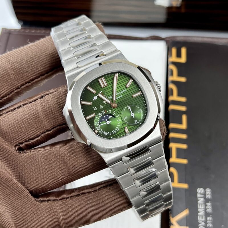 PATEK PHILIPPE NAUTILUS 5712 REP 11 MẶT SỐ XANH LÁ CÂY 3K FACTORY