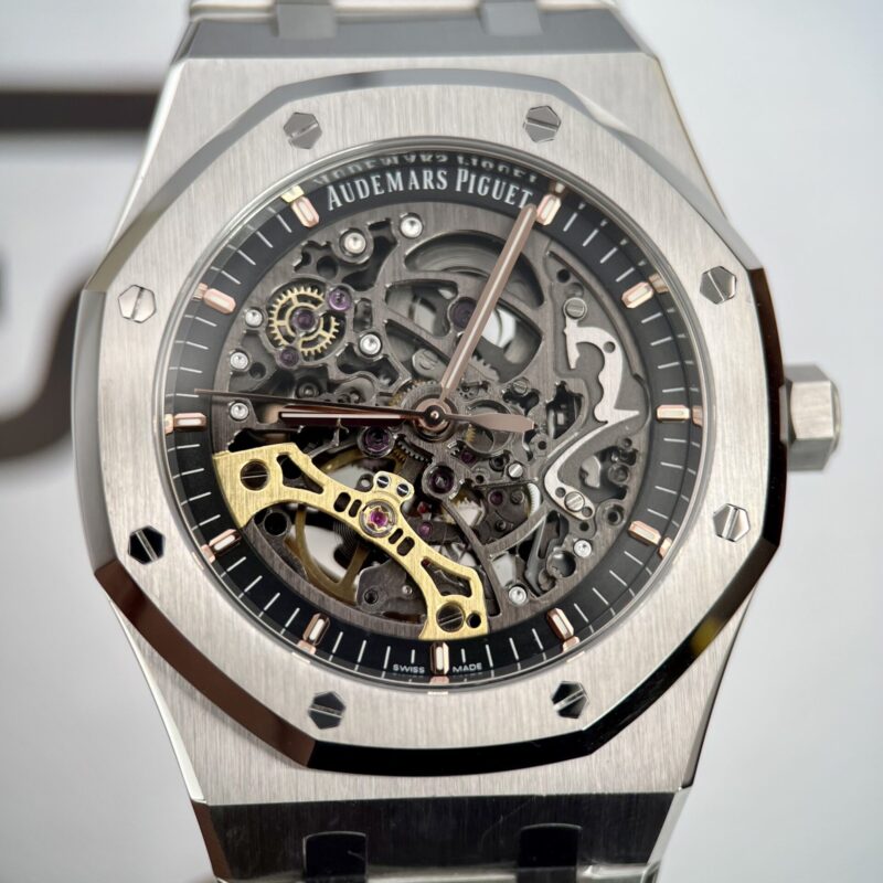 AUDEMARS PIGUET ROYAL OAK SKELETON 15407ST.OO.1220ST.01 REPLICA CAO CẤP