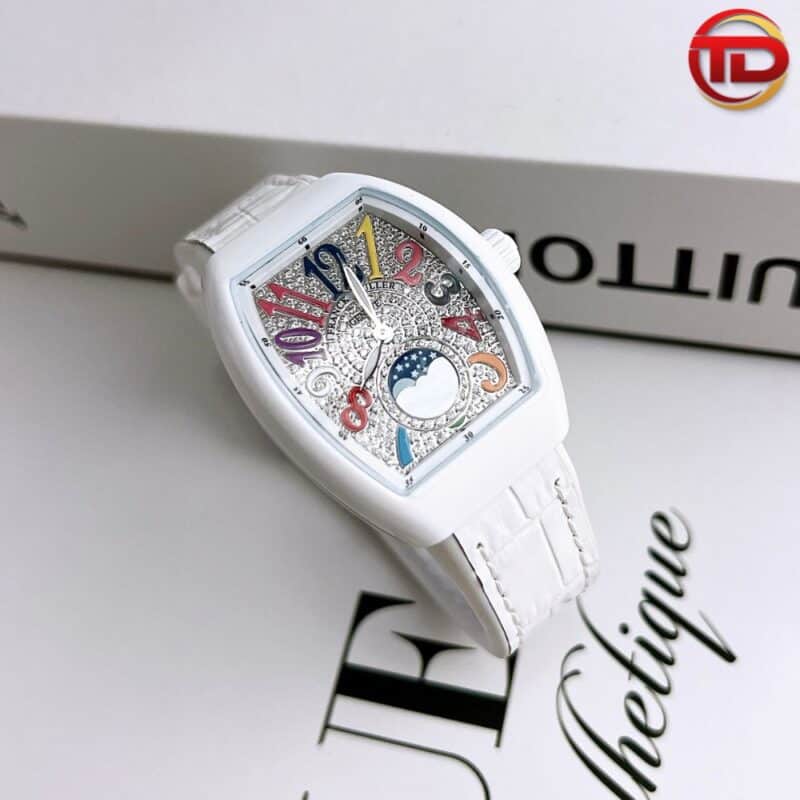 ĐỒNG HỒ FRANCK MULLER REP CAO CẤP V32 ABF MẶT SỐ ĐÍNH FULL ĐÁ