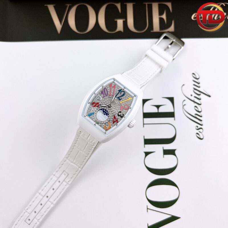 ĐỒNG HỒ FRANCK MULLER REP CAO CẤP V32 ABF MẶT SỐ ĐÍNH FULL ĐÁ