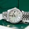 ĐỒNG HỒ ROLEX DATEJUST REP 11 MẶT SỐ MOP NIỀNG KIM CƯƠNG MOISSANITE CLEAN FACTORY