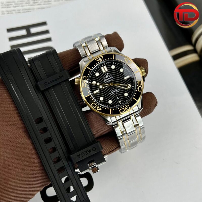 ĐỒNG HỒ OMEGA REP 11 SEAMATER 300M MÁY THỤY SỸ DEMI VÀNG