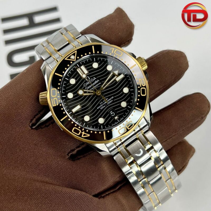 ĐỒNG HỒ OMEGA REP 11 SEAMATER 300M MÁY THỤY SỸ DEMI VÀNG