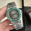 ĐỒNG HỒ PATEK PHILIPPE NAUTILUS 5711 SUPER FAKE NIỀNG ĐÁ RUBY XANH GR FACTORY 40MM