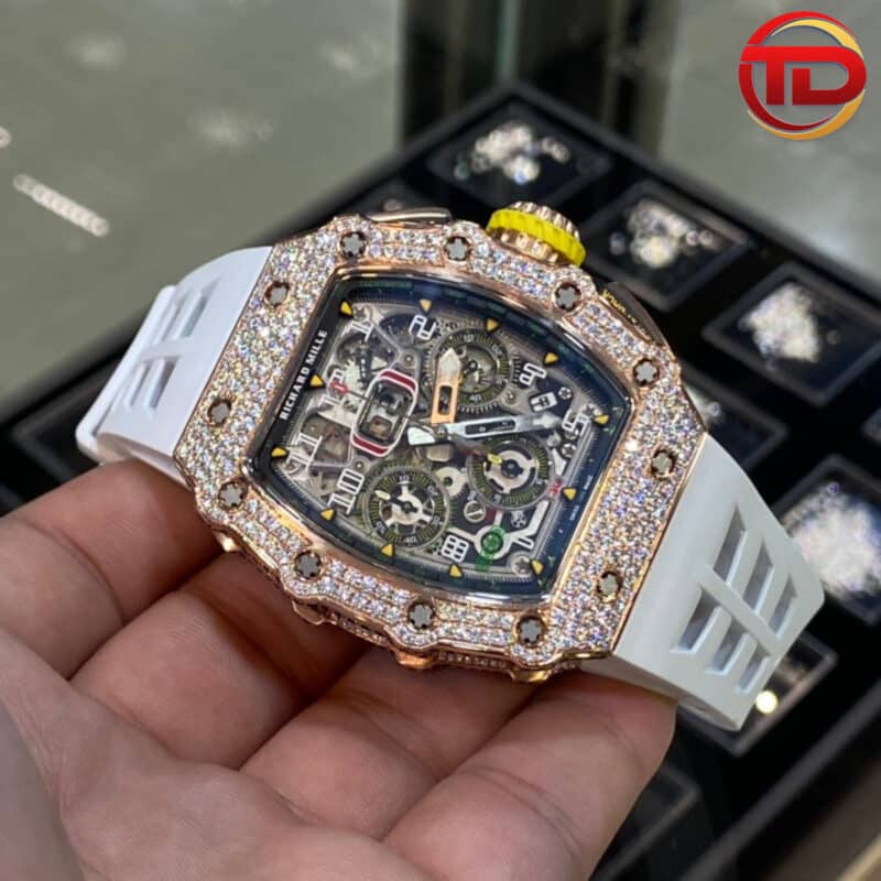 ĐỒNG HỒ RICHARD MILLE RM 11-03 BỌC VÀNG ĐỘ KIM CƯƠNG SIÊU CẤP KV FACTORY