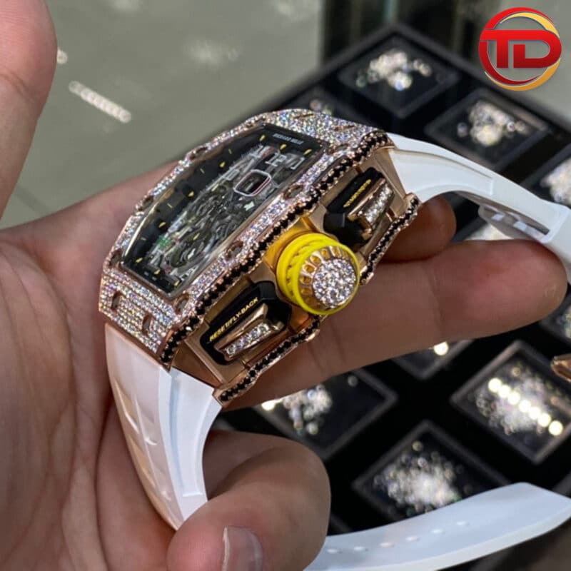 ĐỒNG HỒ RICHARD MILLE RM 11-03 BỌC VÀNG ĐỘ KIM CƯƠNG SIÊU CẤP KV FACTORY