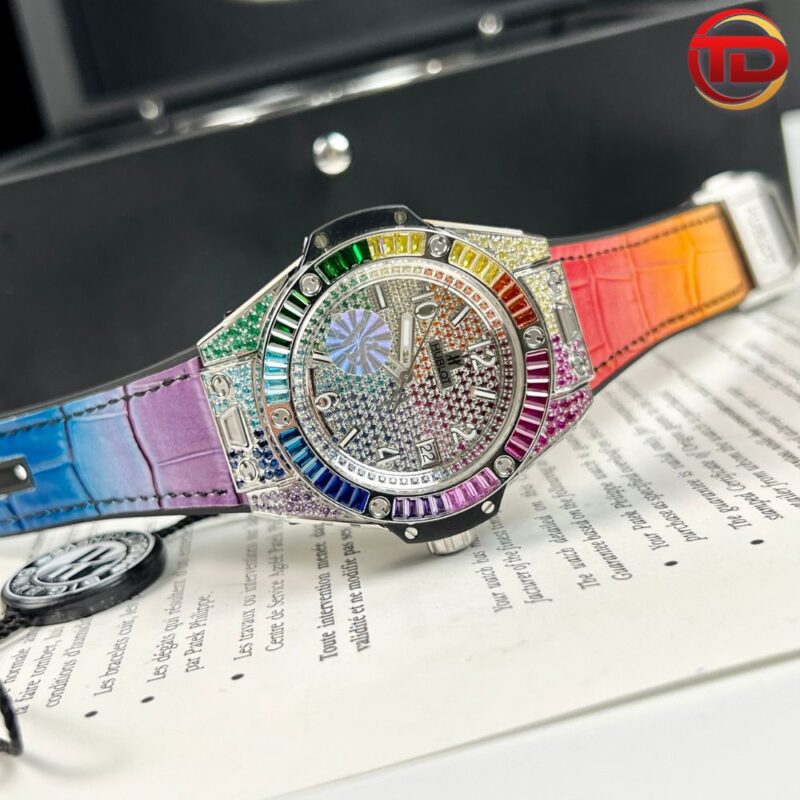ĐỒNG HỒ HUBLOT REPLICA 1:1 BIGBANG ONE CLICK RAINBOW