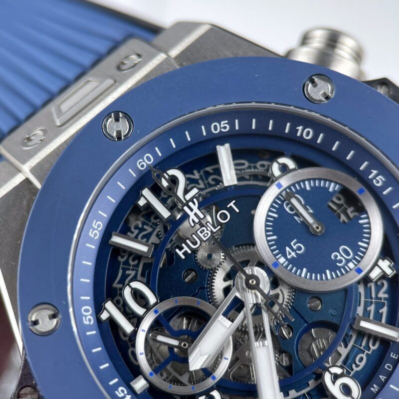 ĐỒNG HỒ HUBLOT BIG BANG UNICO REP 11 VỎ TITANIUM MÀU XANH