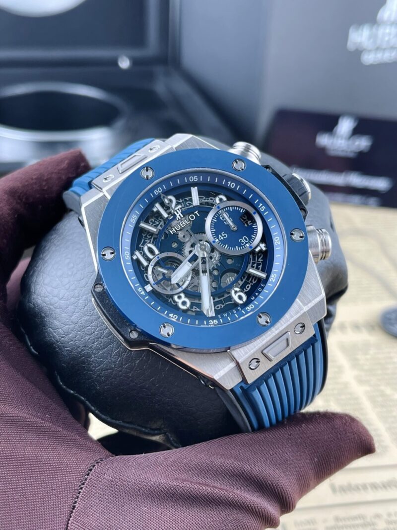 ĐỒNG HỒ HUBLOT BIG BANG UNICO REP 11 VỎ TITANIUM MÀU XANH