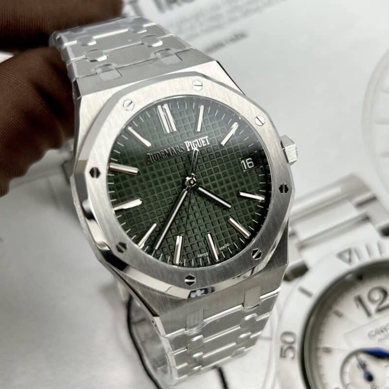 ĐỒNG HỒ AUDEMARS PIGUET ROYAL OAK 15500 REP 11 MẶT XANH RÊU