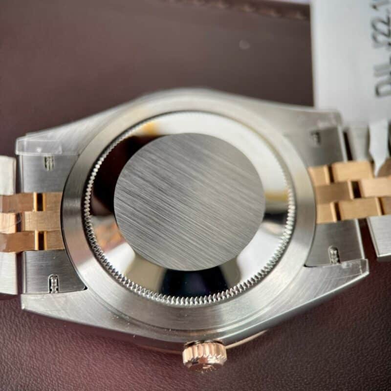 ĐỒNG HỒ ĐÔI ROLEX DATEJUST BỌC VÀNG 18K MẶT SỐ HỒNG SUNBURT 31-41MM
