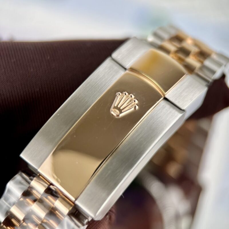 ĐỒNG HỒ ĐÔI ROLEX DATEJUST BỌC VÀNG 18K MẶT SỐ HỒNG SUNBURT 31-41MM