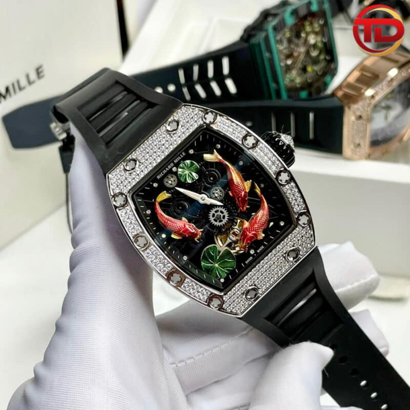 ĐỒNG HỒ RICHARD MILLE REP 11 PHIÊN BẢN CÁ KOI MÁY THỤY SỸ 40MM