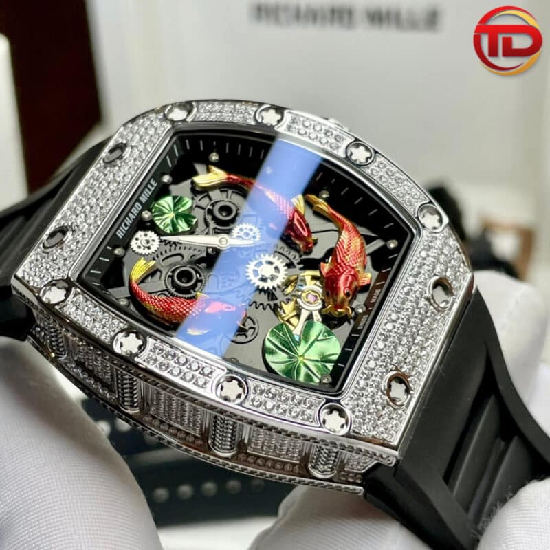 ĐỒNG HỒ RICHARD MILLE REP 11 PHIÊN BẢN CÁ KOI MÁY THỤY SỸ 40MM