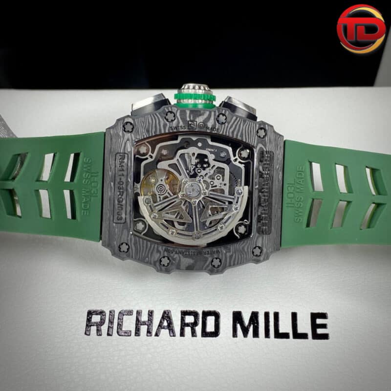 ĐỒNG HỒ RICHARD MILLE RM11-03RG/003 VỎ CARBON REP 11 MÀU XANH 44MM