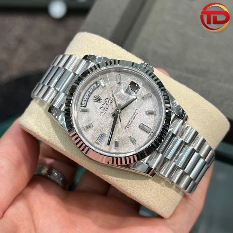ĐỒNG HỒ ROLEX REP 1 1 DAY DATE MẶT SỐ THIÊN THẠCH BP FACTORY
