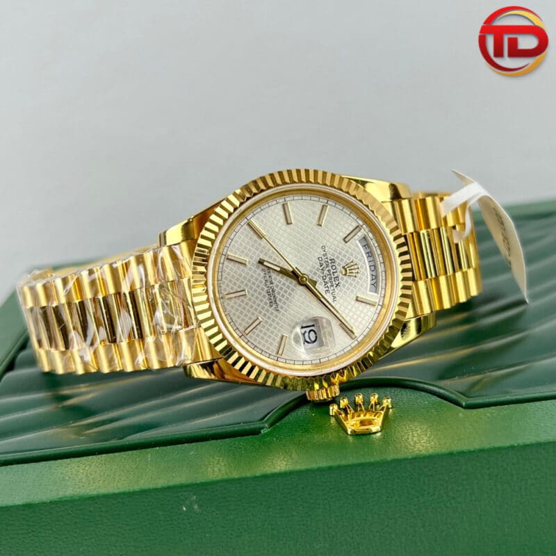 ĐỒNG HỒ ROLEX REP 11 DAY-DATE BỌC VÀNG 18K GM FACTORY 41MM