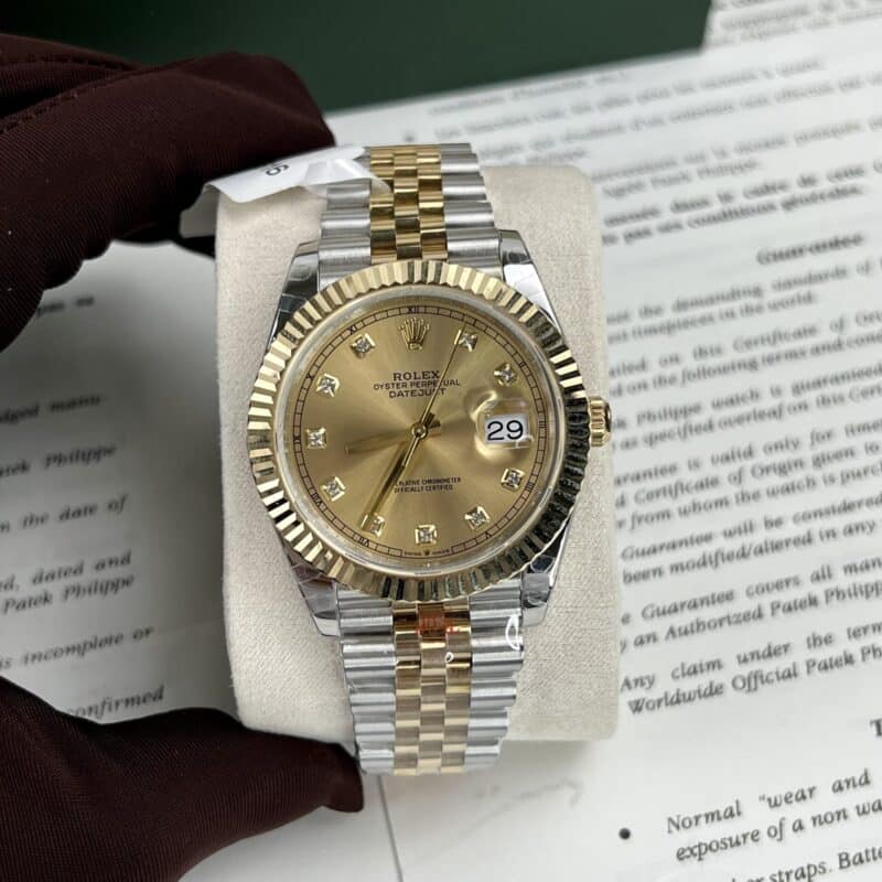 ĐỒNG HỒ ROLEX DATEJUST 126233 BỌC VÀNG 18K REP 11 MÁY THỤY SỸ