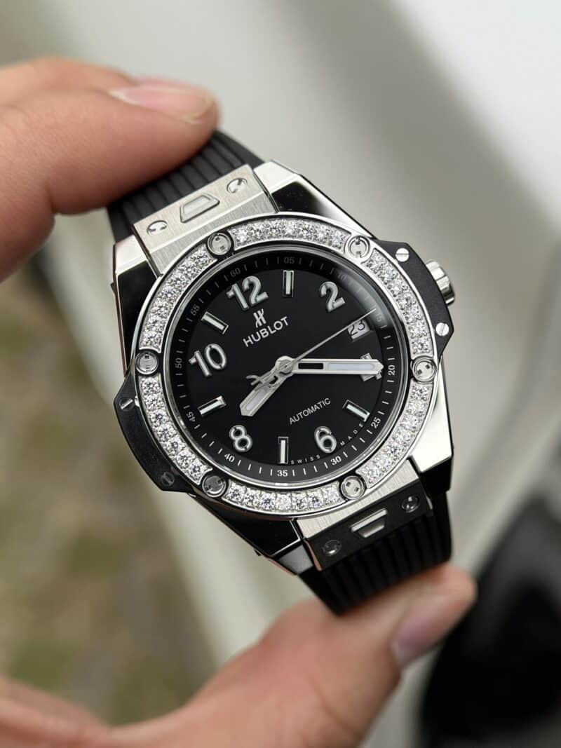 ĐỒNG HỒ HUBLOT REPLICA BIGBANG ONE CLICK MẶT SỐ ĐEN UNISEX 39MM