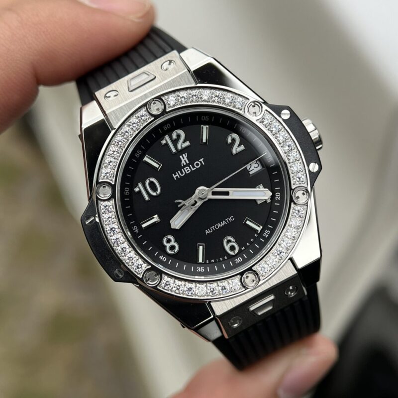 ĐỒNG HỒ HUBLOT REPLICA BIGBANG ONE CLICK MẶT SỐ ĐEN UNISEX 39MM