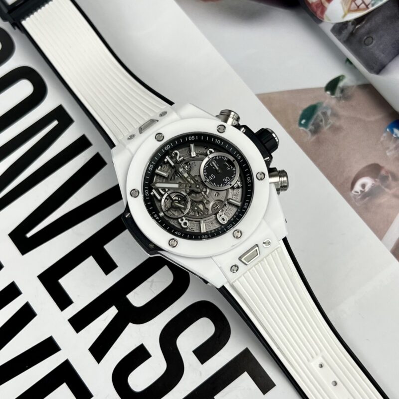 ĐỒNG HỒ HUBLOT BIG BANG UNICO REP 11 VỎ GỐM CERAMIC TRẮNG