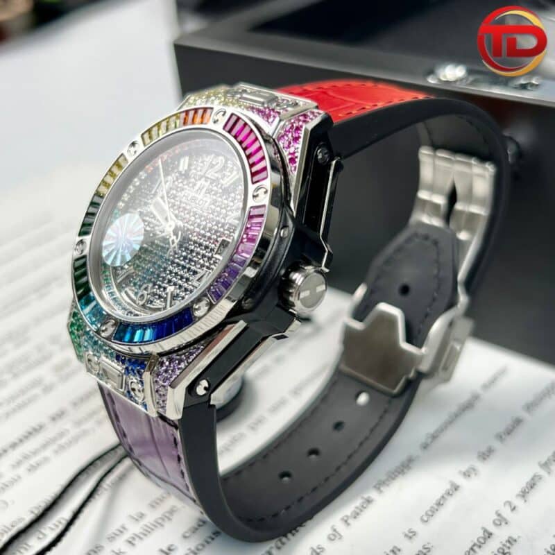 ĐỒNG HỒ HUBLOT REPLICA 1:1 BIGBANG ONE CLICK RAINBOW