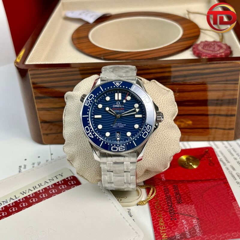 ĐỒNG HỒ OMEGA REP 11 SEAMATER 300M MẶT SỐ XANH