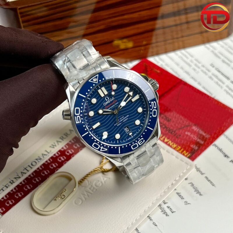 ĐỒNG HỒ OMEGA REP 11 SEAMATER 300M MẶT SỐ XANH