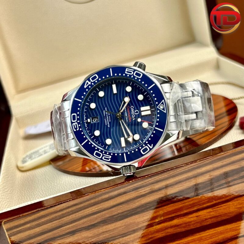 ĐỒNG HỒ OMEGA REP 11 SEAMATER 300M MẶT SỐ XANH
