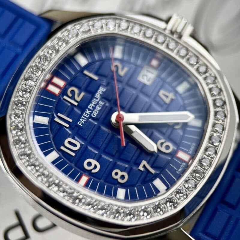 ĐỒNG HỒ NỮ PATEK PHILIPPE AQUANAUT 5067 MÀU XANH NAVY FAKE 1:1 THỤY SỸ