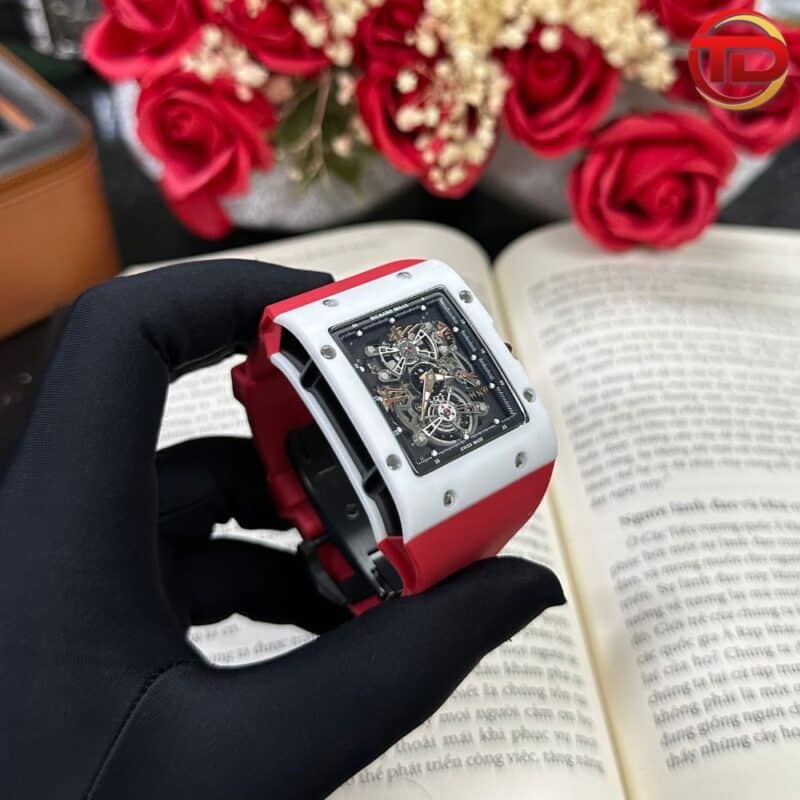 ĐỒNG HỒ RICHARD MILLE SIÊU CẤP 1:1 RM 017 VỎ GỐM TRẮNG HÀNG HIẾM