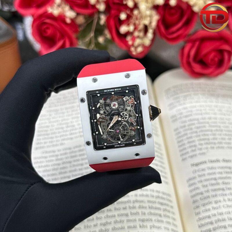 ĐỒNG HỒ RICHARD MILLE SIÊU CẤP 1:1 RM 017 VỎ GỐM TRẮNG HÀNG HIẾM