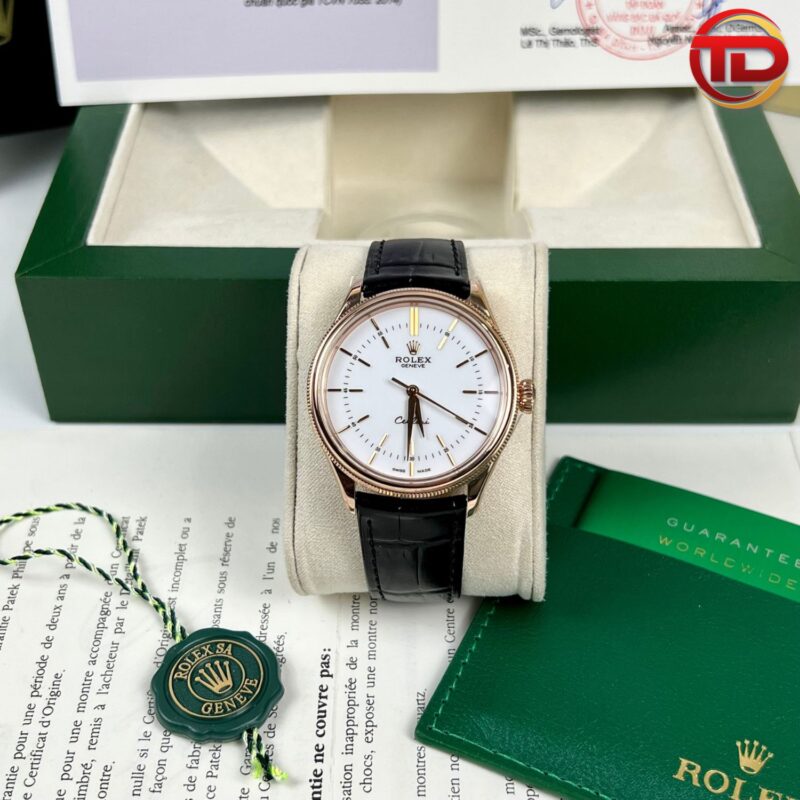 ĐỒNG HỒ ROLEX CELLINI REP 11 BỌC VÀNG HỒNG 18K VIP HONGKONG