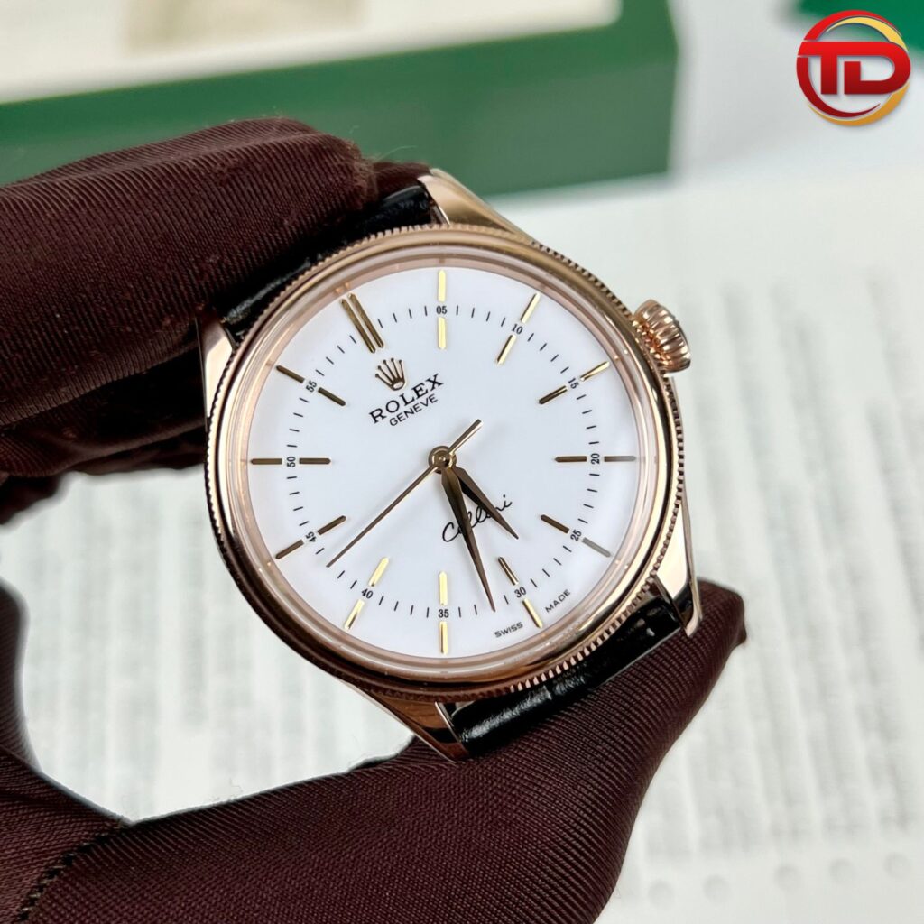 ĐỒNG HỒ ROLEX CELLINI REP 11 BỌC VÀNG HỒNG 18K VIP HONGKONG