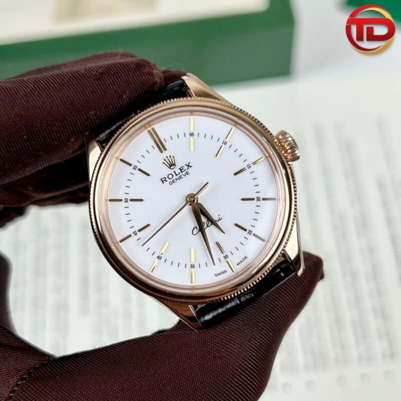 ĐỒNG HỒ ROLEX CELLINI REP 11 BỌC VÀNG HỒNG 18K VIP HONGKONG
