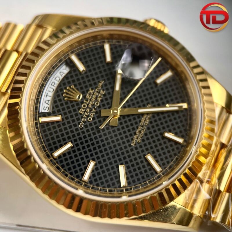 ĐỒNG HỒ ROLEX REP 1:1 DAY-DATE 228238 BỌC VÀNG 18K GM FACTORY