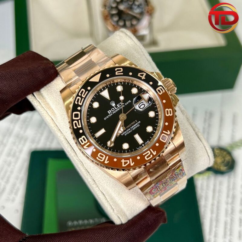 ĐỒNG HỒ ROLEX REP 1:1 GMT-MASTER II CAO CẤP NHẤT CLEAN FACTORY