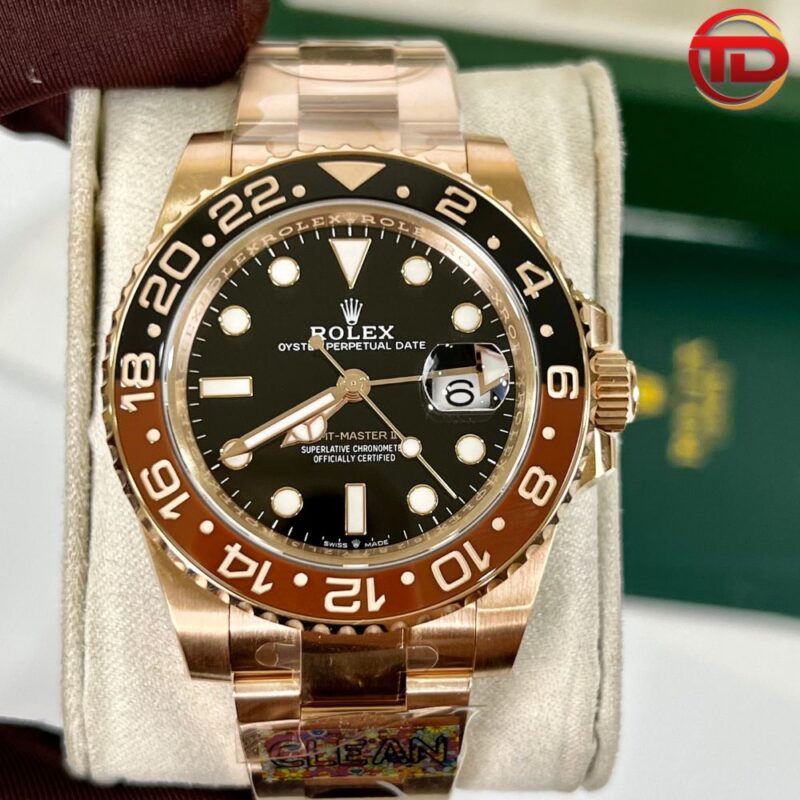 ĐỒNG HỒ ROLEX REP 1:1 GMT-MASTER II CAO CẤP NHẤT CLEAN FACTORY