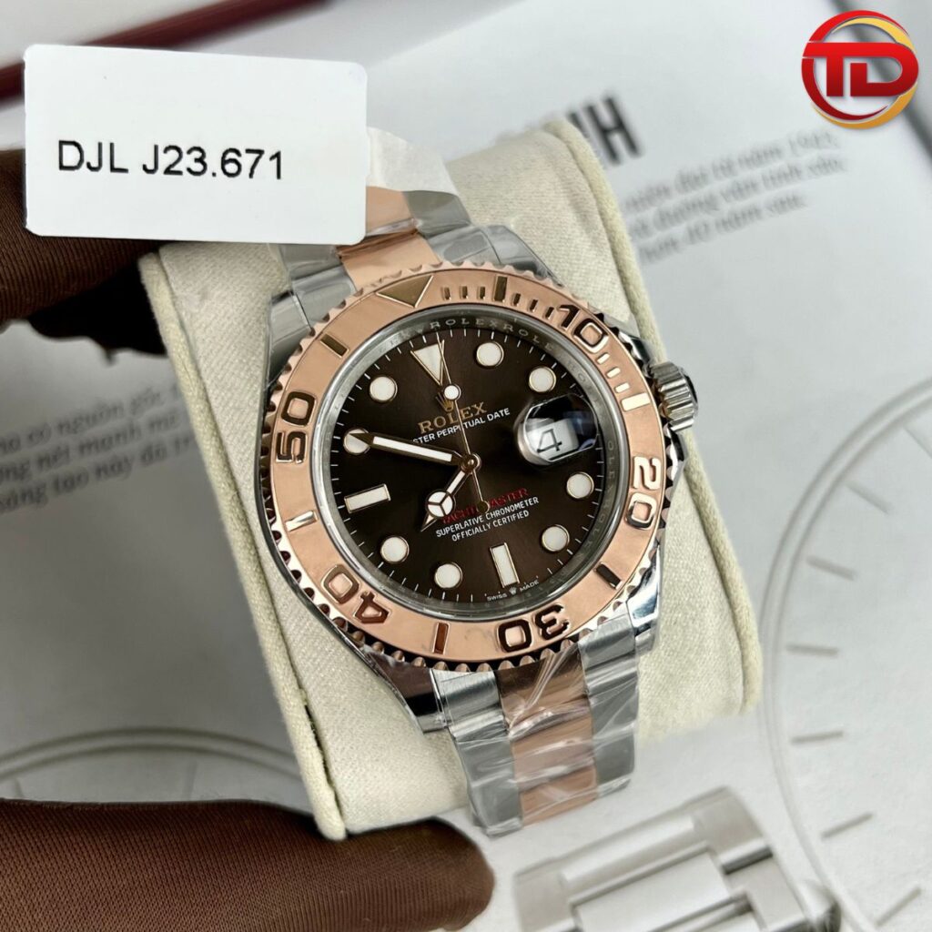 ĐỒNG HỒ ROLEX YACHT-MASTER REP 11 BỌC VÀNG 18K VIP HONGKONG