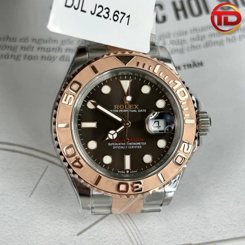 ĐỒNG HỒ ROLEX YACHT-MASTER REP 11 BỌC VÀNG 18K VIP HONGKONG