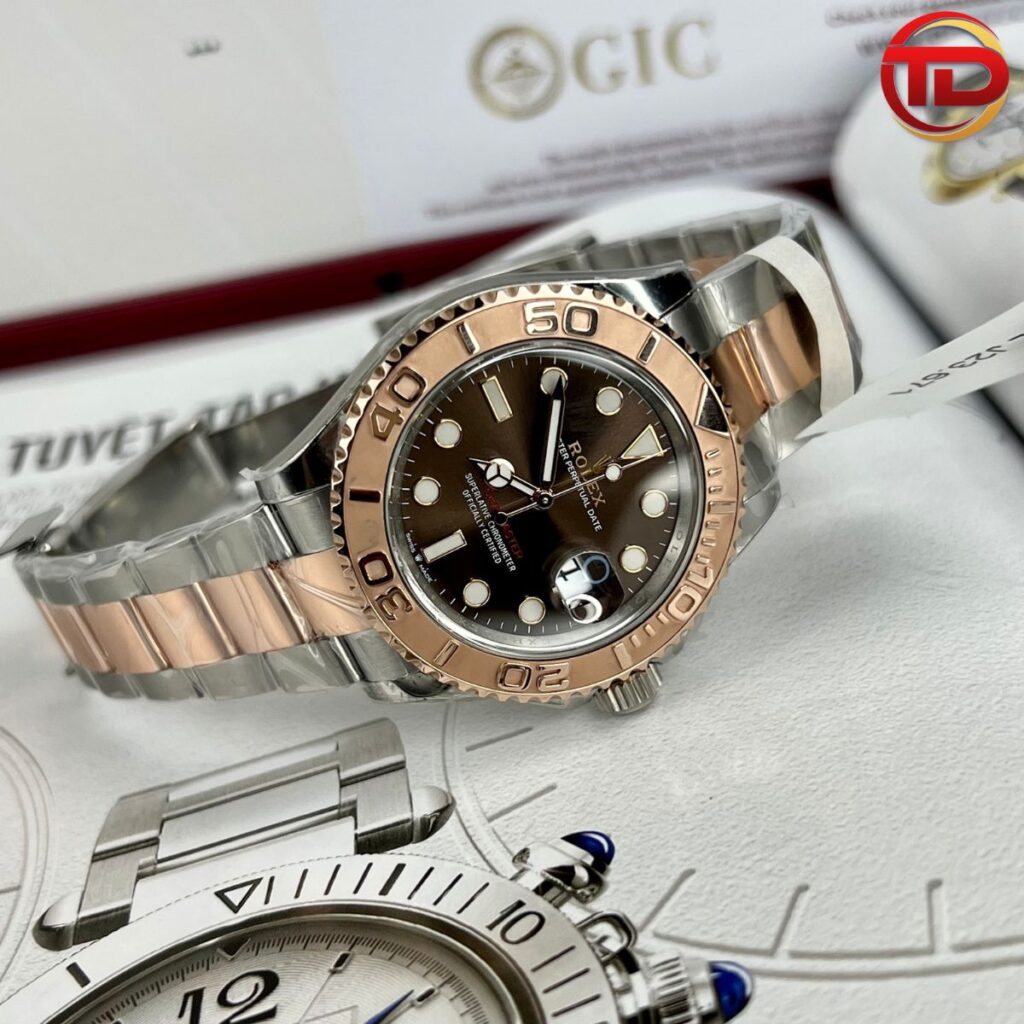 ĐỒNG HỒ ROLEX YACHT-MASTER REP 11 BỌC VÀNG 18K VIP HONGKONG