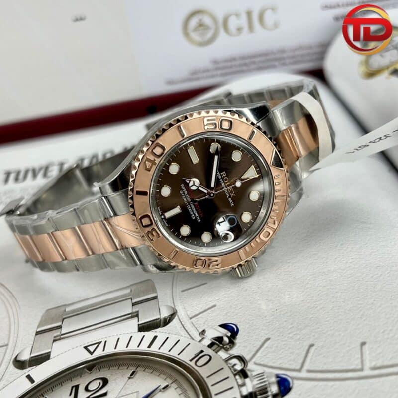 ĐỒNG HỒ ROLEX YACHT-MASTER REP 11 BỌC VÀNG 18K VIP HONGKONG