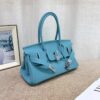 TÚI XÁCH NỮ HM SIÊU CẤP HERMES BRIGITTE HORIZONTAL BIRKIN SHOULDER BAG MÀU XANH DƯƠNG