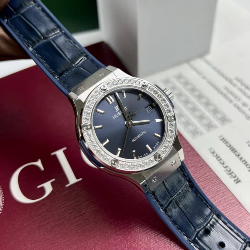 ĐỒNG HỒ HUBLOT NỮ SIÊU CẤP CLASSIC FUSION VIỀN ĐÁ MỘT HÀNG HB FACTORY